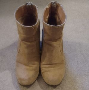 Beige Booties